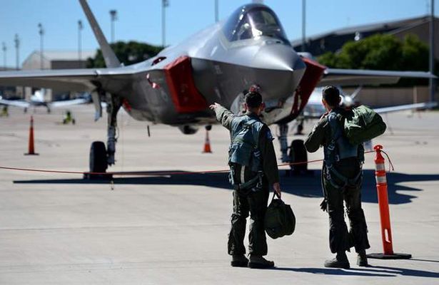 Grounded: The pilots were stationed at Laughlin Air Force Base in Texas