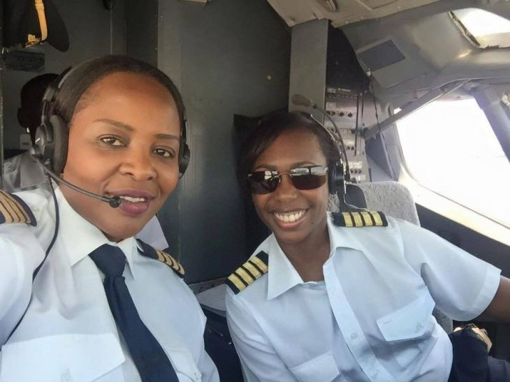 Air Zimbabwe via Facebook
Captain Chipo M. Matimba and Captain Elizabeth Simbi Petros