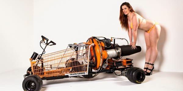 Kettleman has worked on several karts made with reclaimed engines.