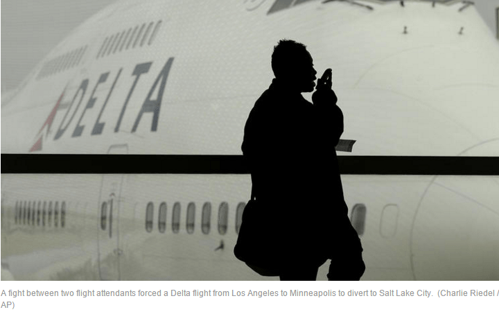 Flight attendants brawl forces Delta to divert flight