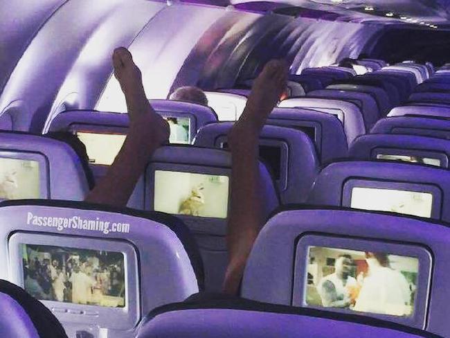 Stretch! Picture: PassengerShaming.com
