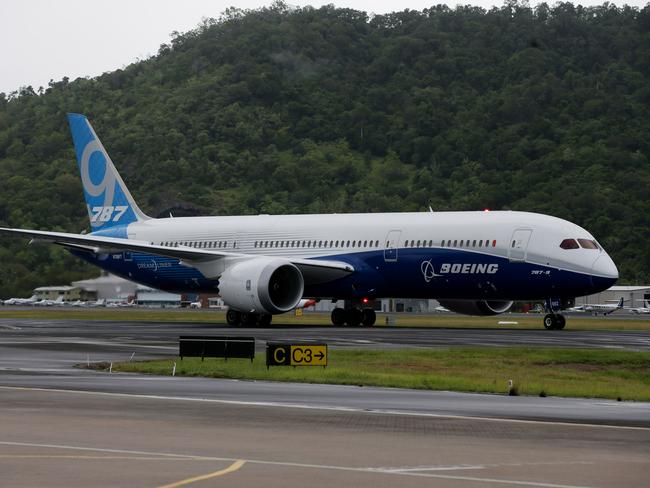 Boeing's 787-9 Dreamliner.