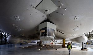 The cockpit of the Airlander 10
